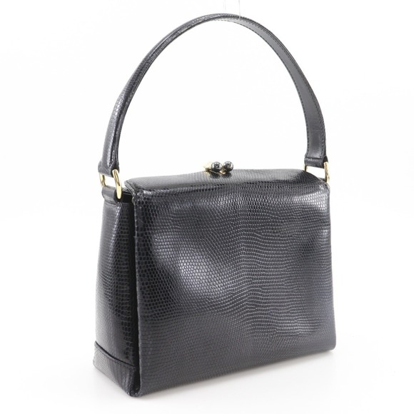 Gucci Old handbag, vintage embossed leather, flap style, for women. - Picture 3 of 16